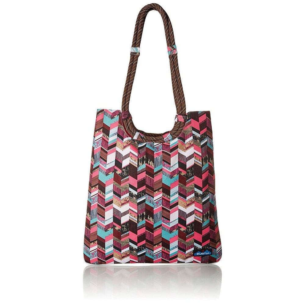 KAVU Market Bag Shopper Tote Chevron